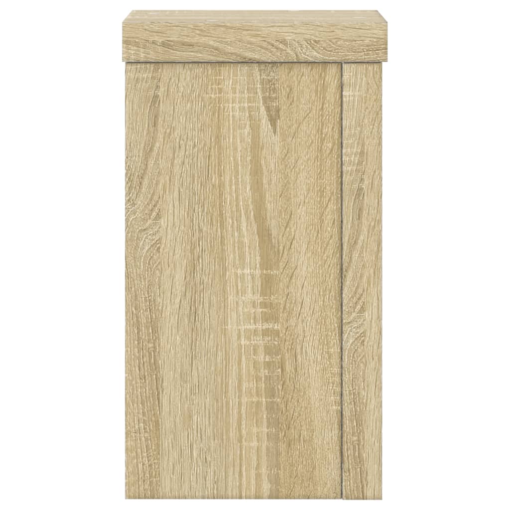 Stalci za biljke 2 kom boja hrasta 10x10x18cm konstruirano drvo