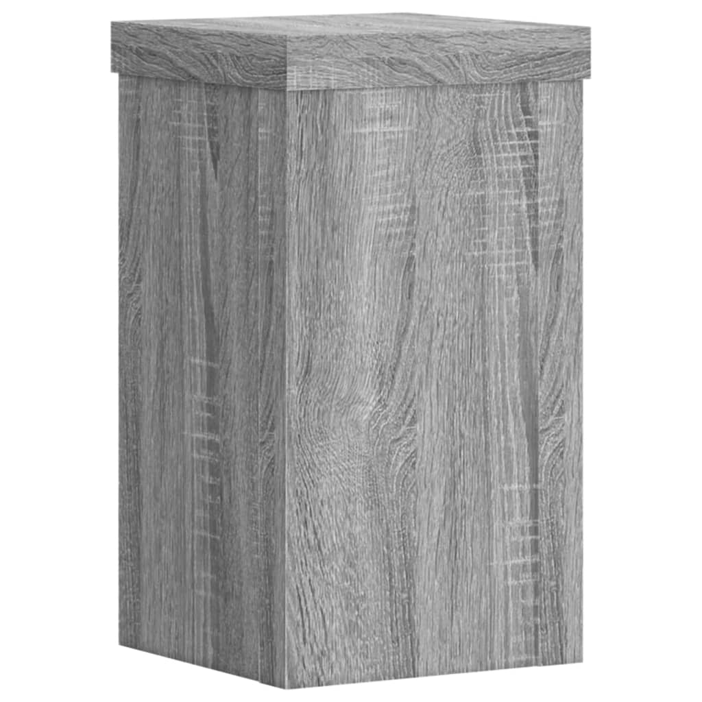 Stalci za biljke 2 kom boja hrasta 10x10x18cm konstruirano drvo