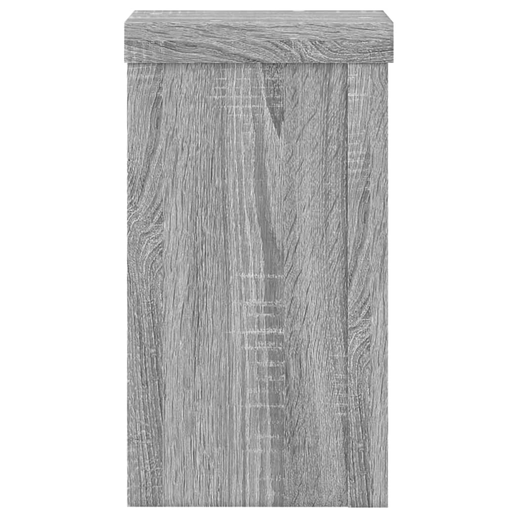 Stalci za biljke 2 kom boja hrasta 10x10x18cm konstruirano drvo