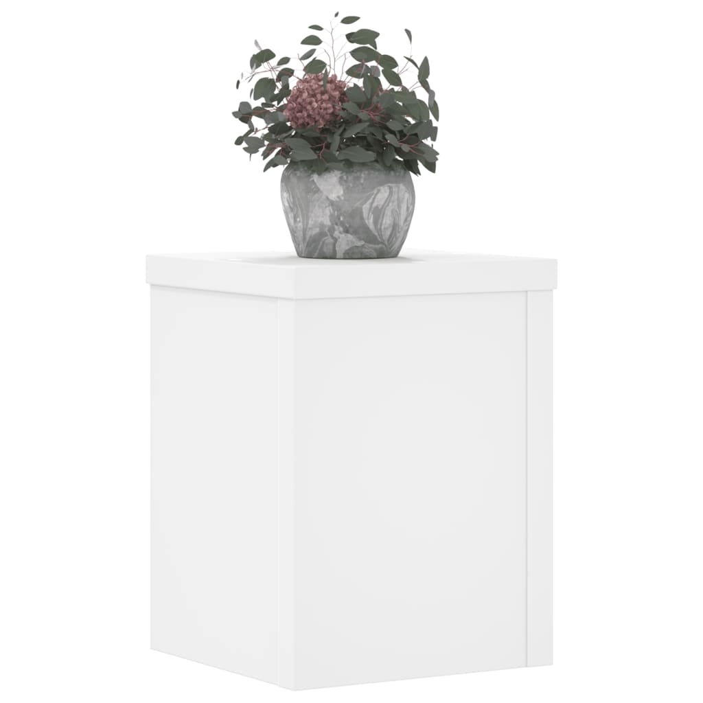 Stalci za biljke 2 kom bijeli 15x15x20 cm konstruirano drvo
