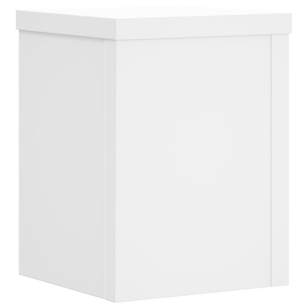 Stalci za biljke 2 kom bijeli 15x15x20 cm konstruirano drvo