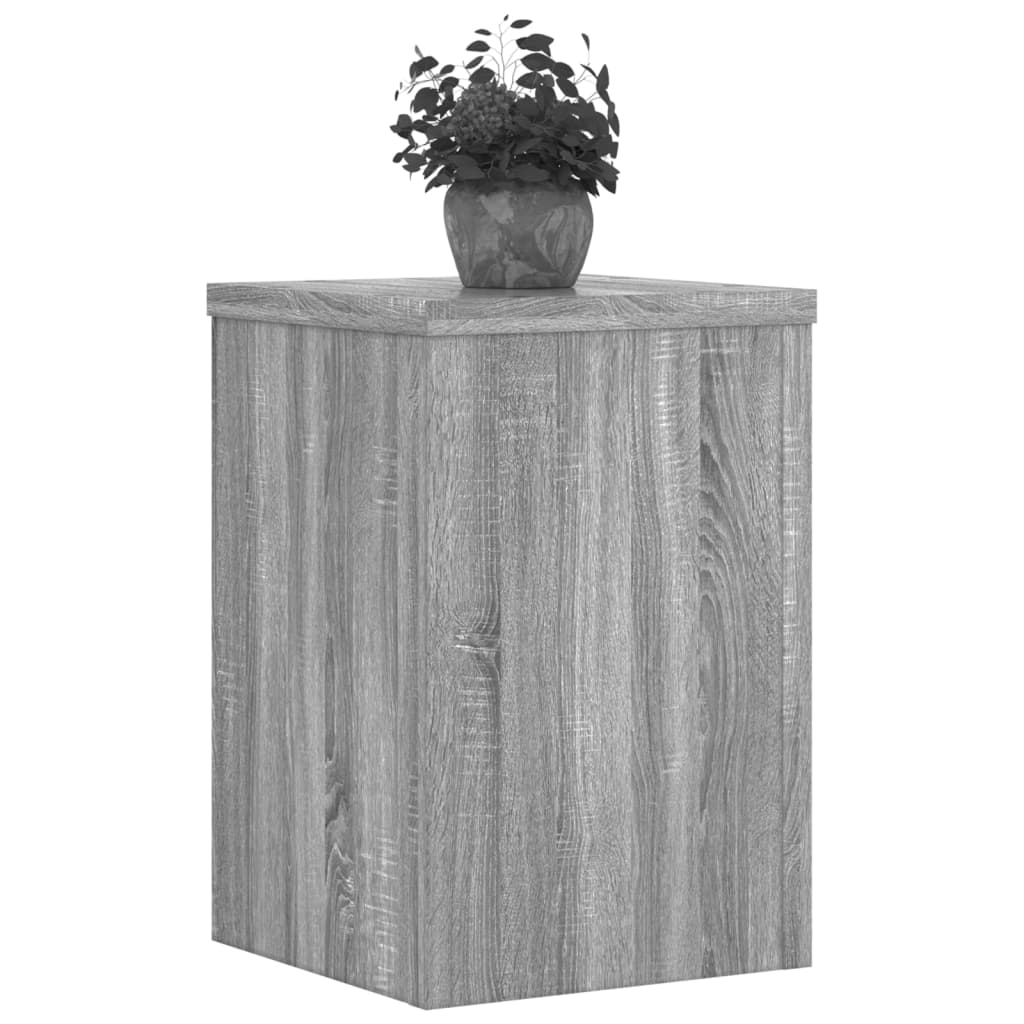 Stalci za biljke 2 kom boja hrasta 25x25x35cm konstruirano drvo