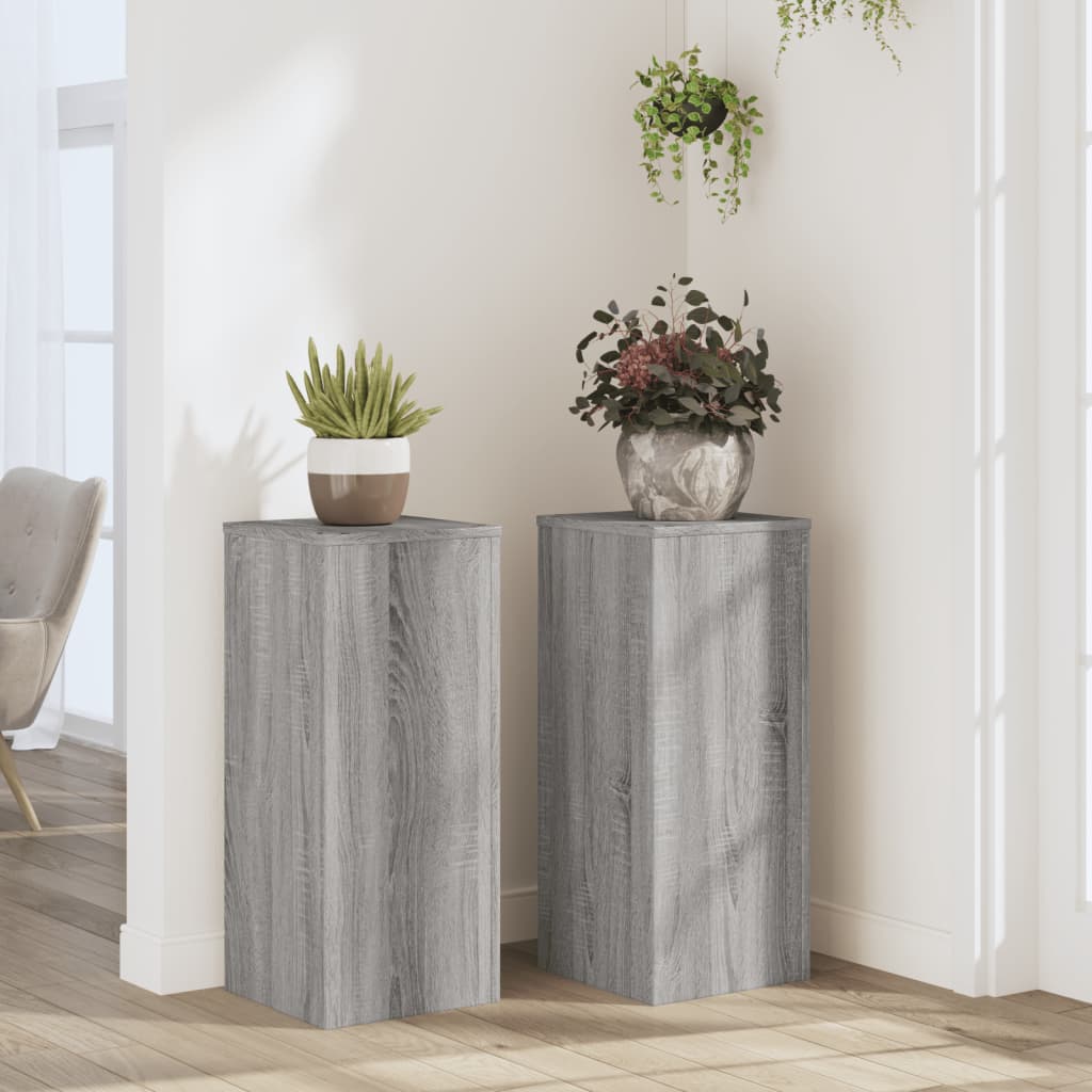 Stalci za biljke 2 kom 30 x 30 x 70 cm konstruirano drvo