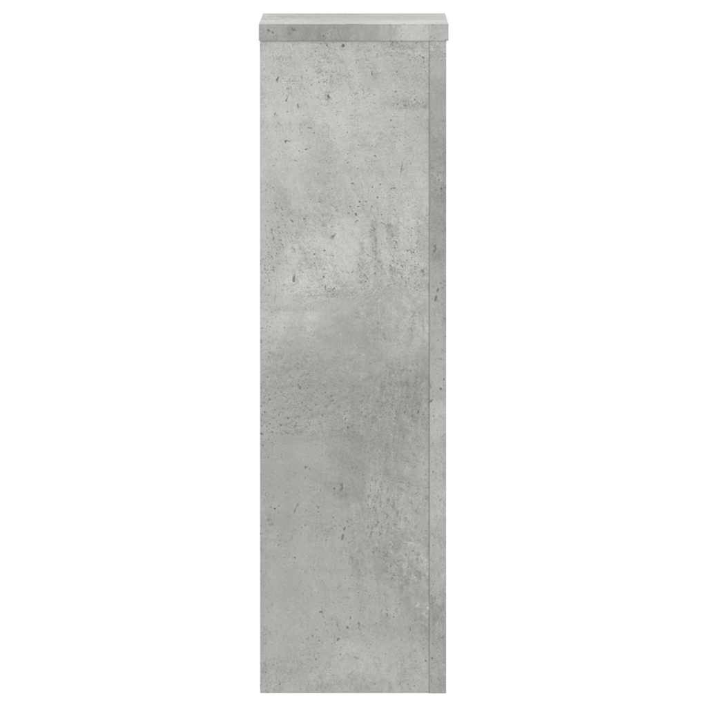 Stalci za biljke 2 kom siva boja betona 17 x 17 x 60 cm drveni
