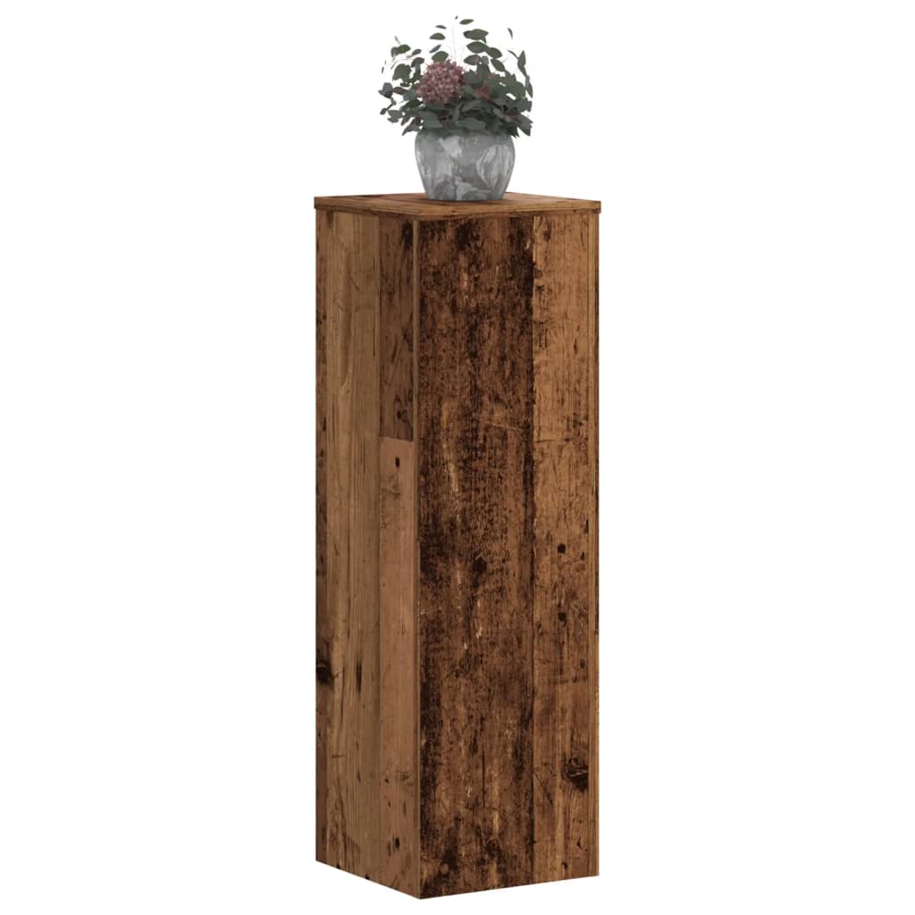 Stalci za biljke 2 kom boja drva 25x25x80 cm konstruirano drvo
