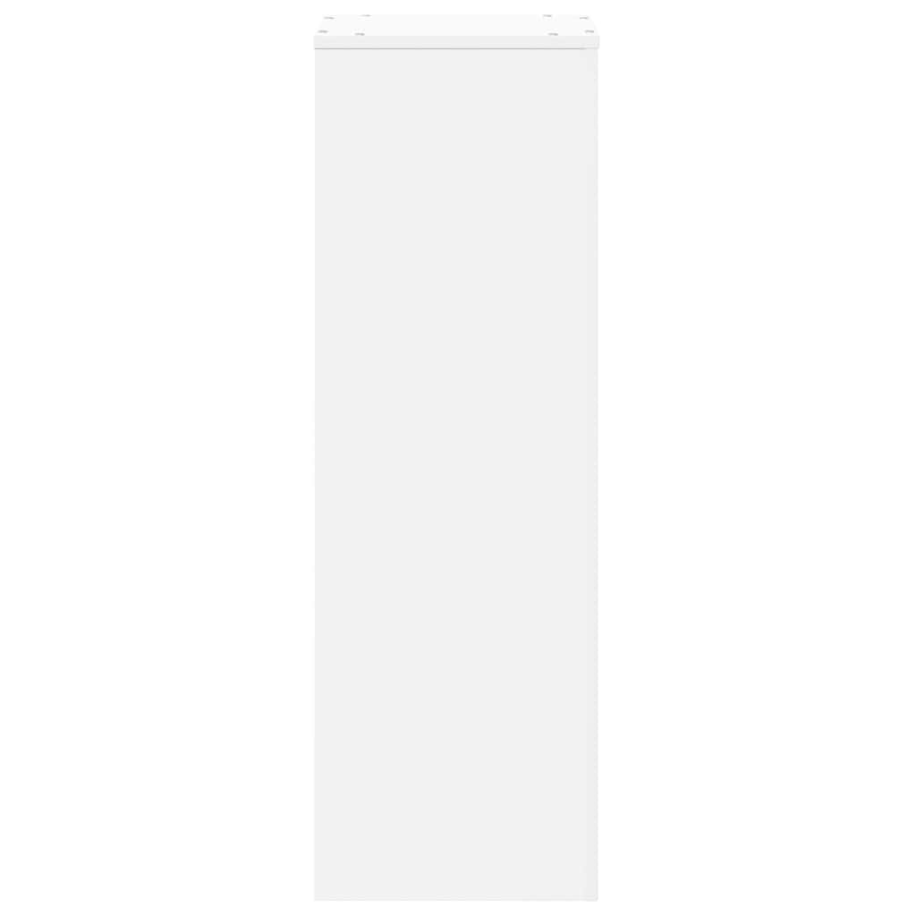 Stalak za biljke bijeli 33 x 33 x 100 cm konstruirano drvo