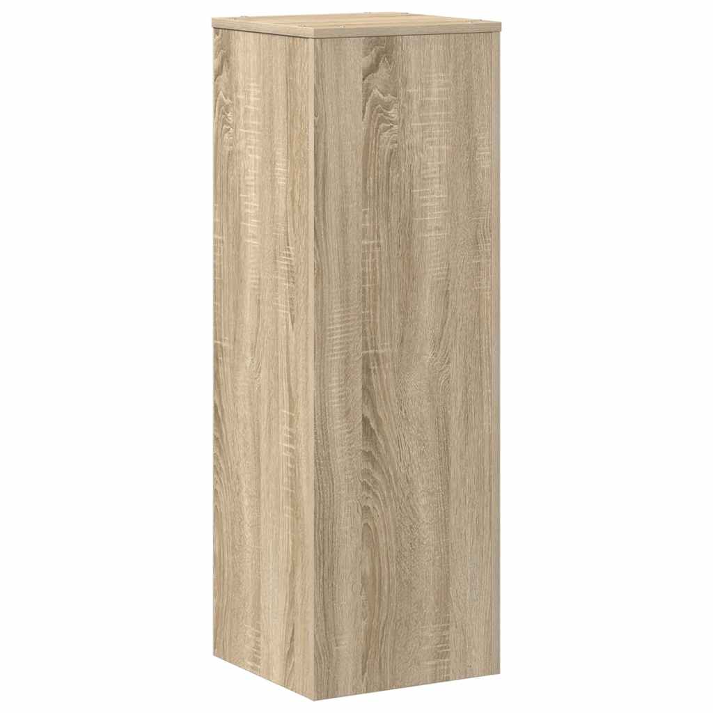 Stalak za biljke boja hrasta 33 x 33 x 100 cm konstruirano drvo