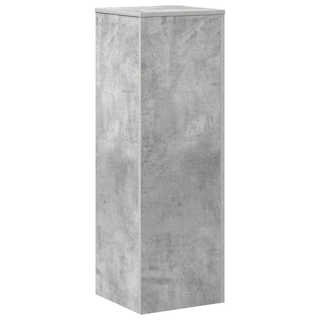 Stalak za biljke boja betona 33 x 33 x 100 cm konstruirano drvo
