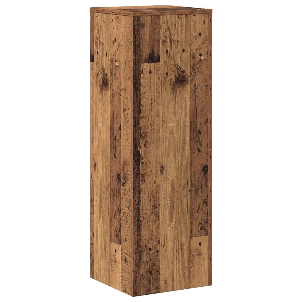 Stalak za biljke boja starog drva 33 x 33 x 100 cm drveni