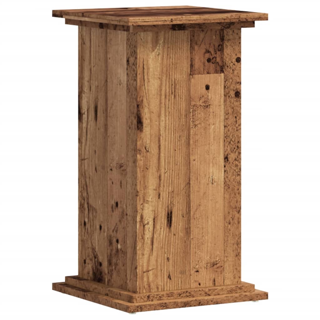 Stalak za biljke boja starog drva 33x33x60 cm drveni