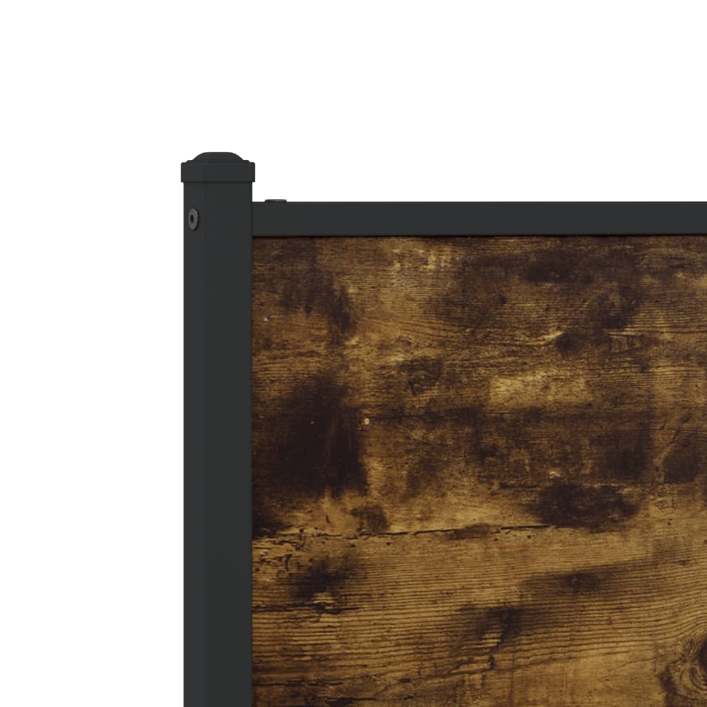 Metalni okvir kreveta bez madraca boja hrasta 100x190 cm