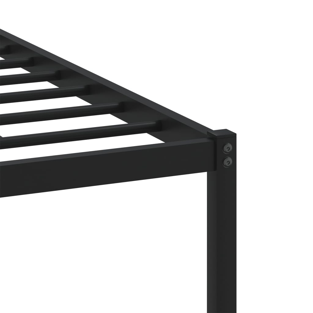 Metalni okvir kreveta bez madraca boja hrasta 120x190 cm