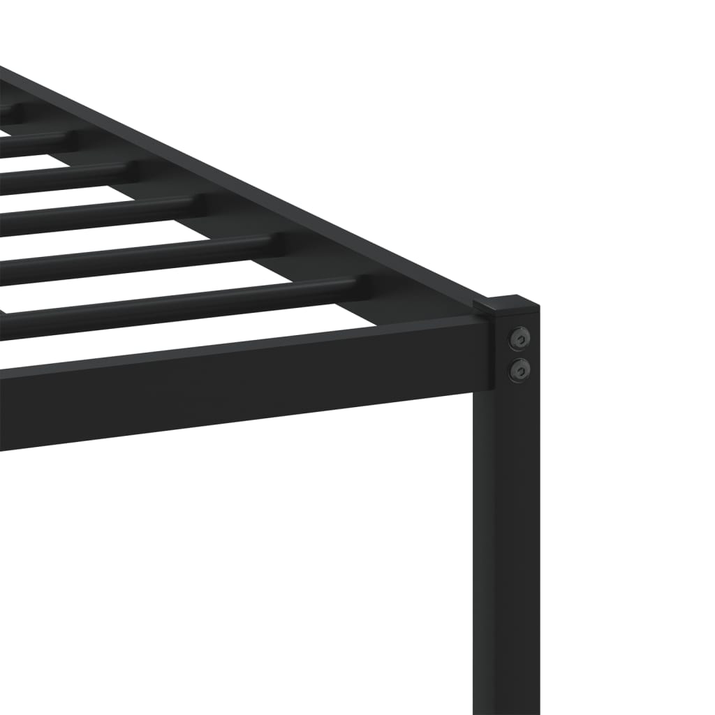 Metalni okvir kreveta bez madraca boja hrasta sonome 75x190 cm