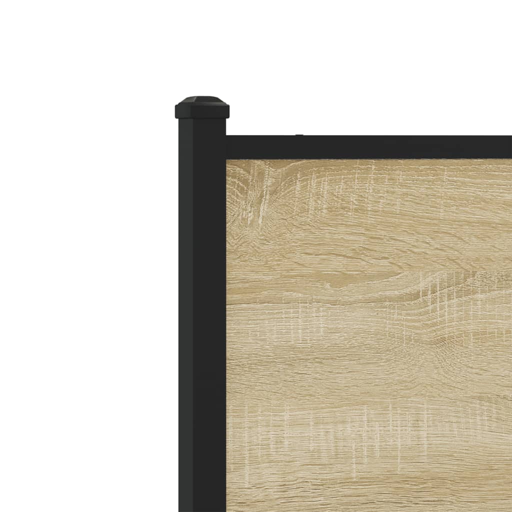 Metalni okvir kreveta bez madraca boja hrasta sonome 120x200 cm
