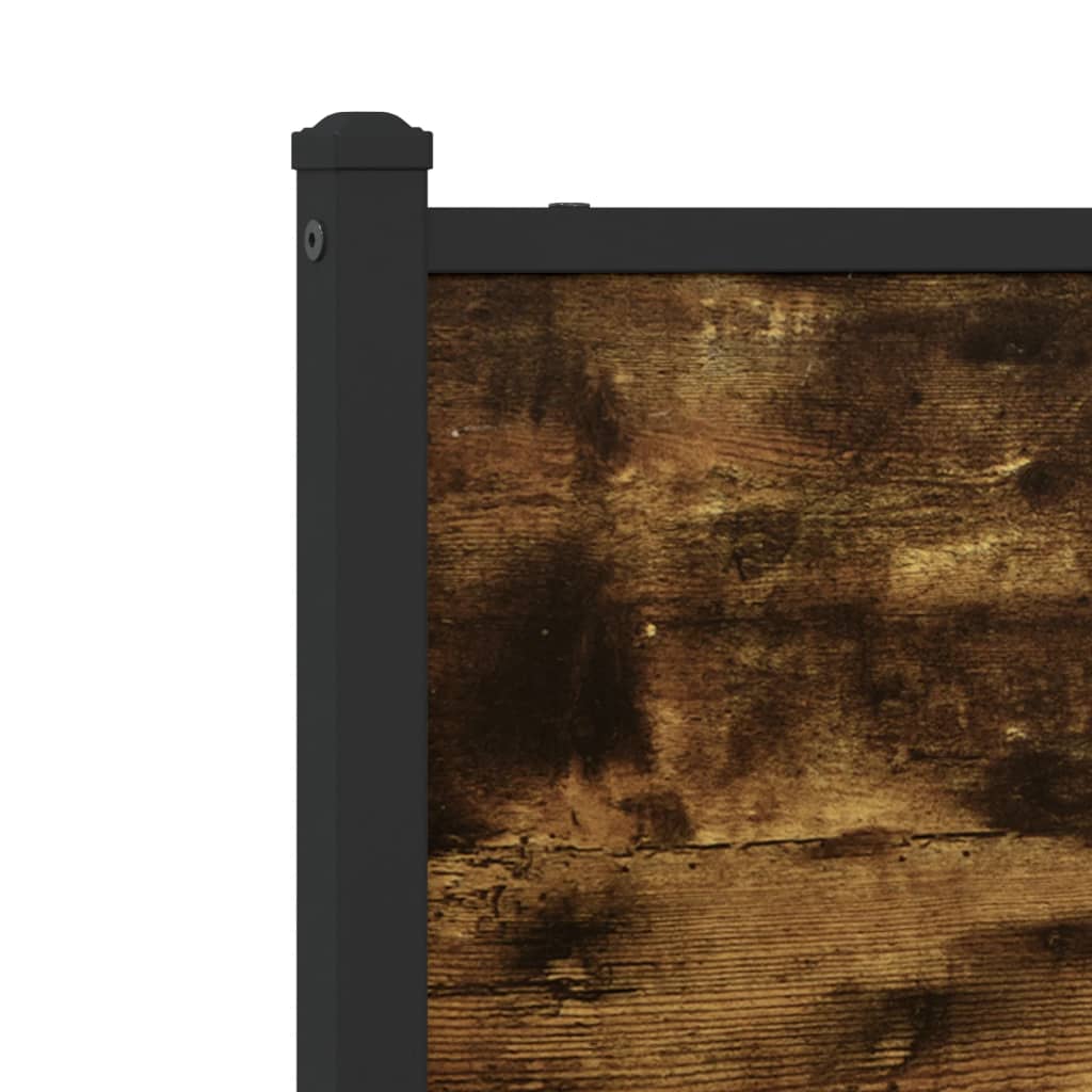 Metalni okvir kreveta bez madraca boja hrasta 80x200 cm