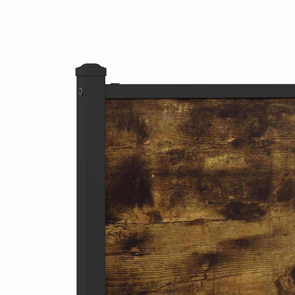 Metalni okvir kreveta bez madraca boja hrasta 120x190 cm
