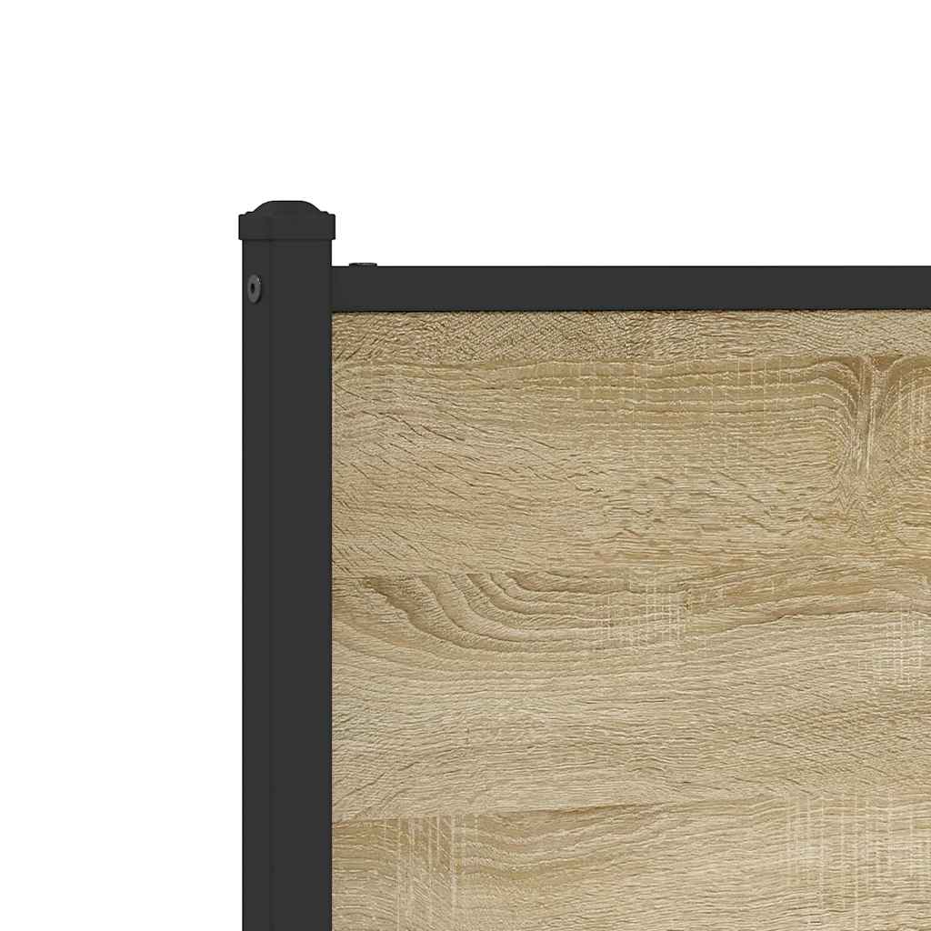 Metalni okvir kreveta bez madraca boja hrasta sonome 120x190 cm