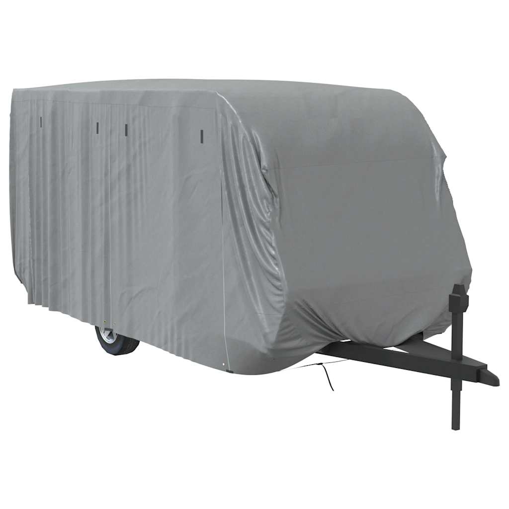 Navlaka za karavan siva 550x250x220 cm netkana tkanina