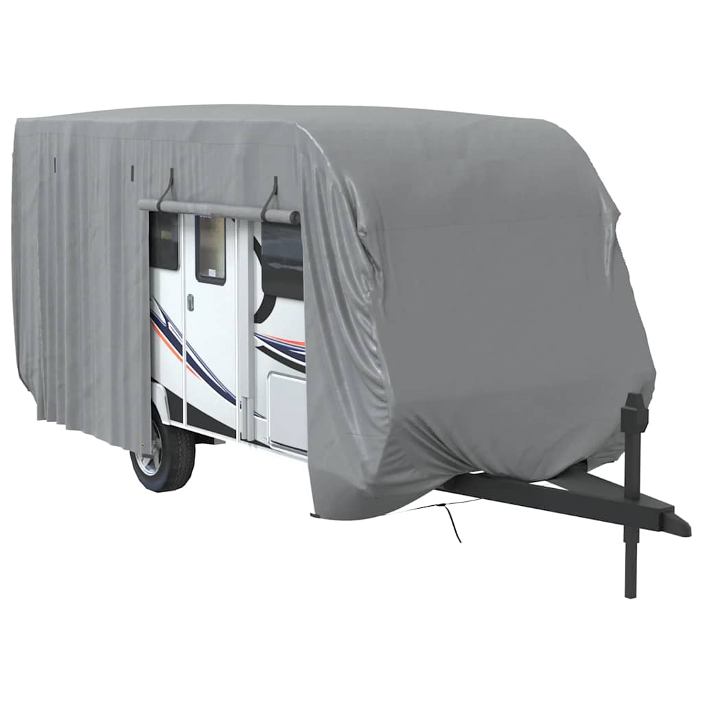 Navlaka za karavan siva 670x250x220 cm netkana tkanina
