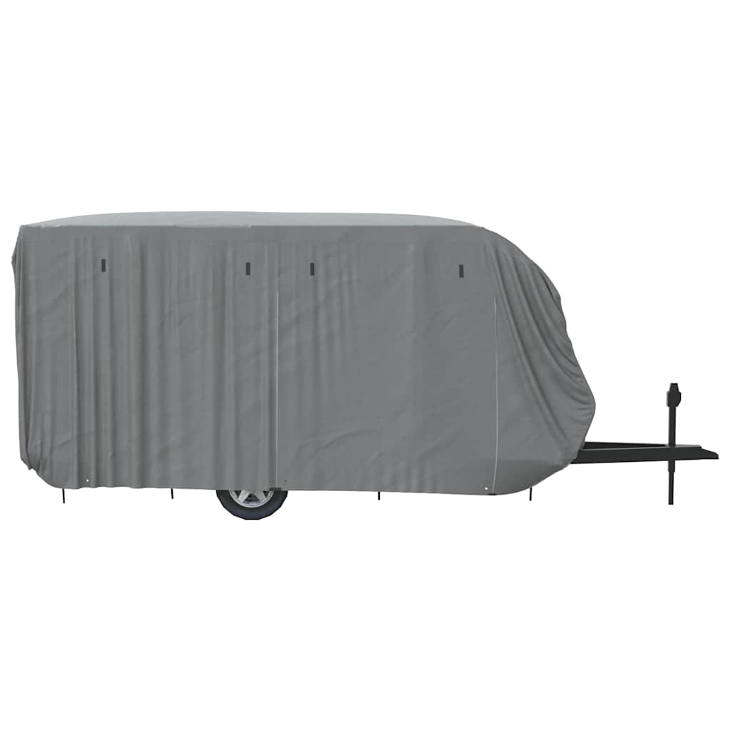 Navlaka za karavan siva 670x250x220 cm netkana tkanina