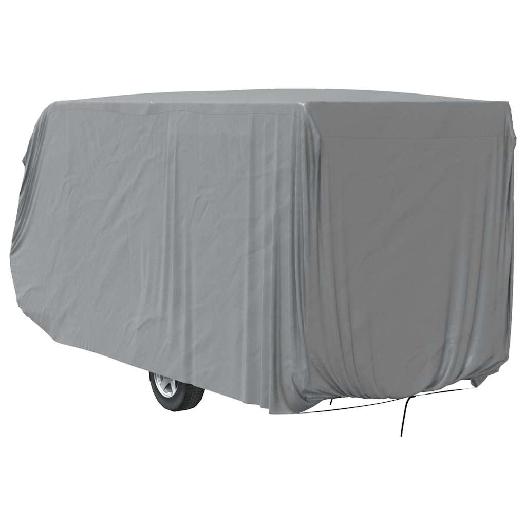 Navlaka za karavan siva 670x250x220 cm netkana tkanina