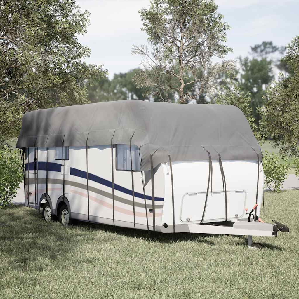 Krovni pokrivač karavana sivi 700x300 cm netkana tkanina