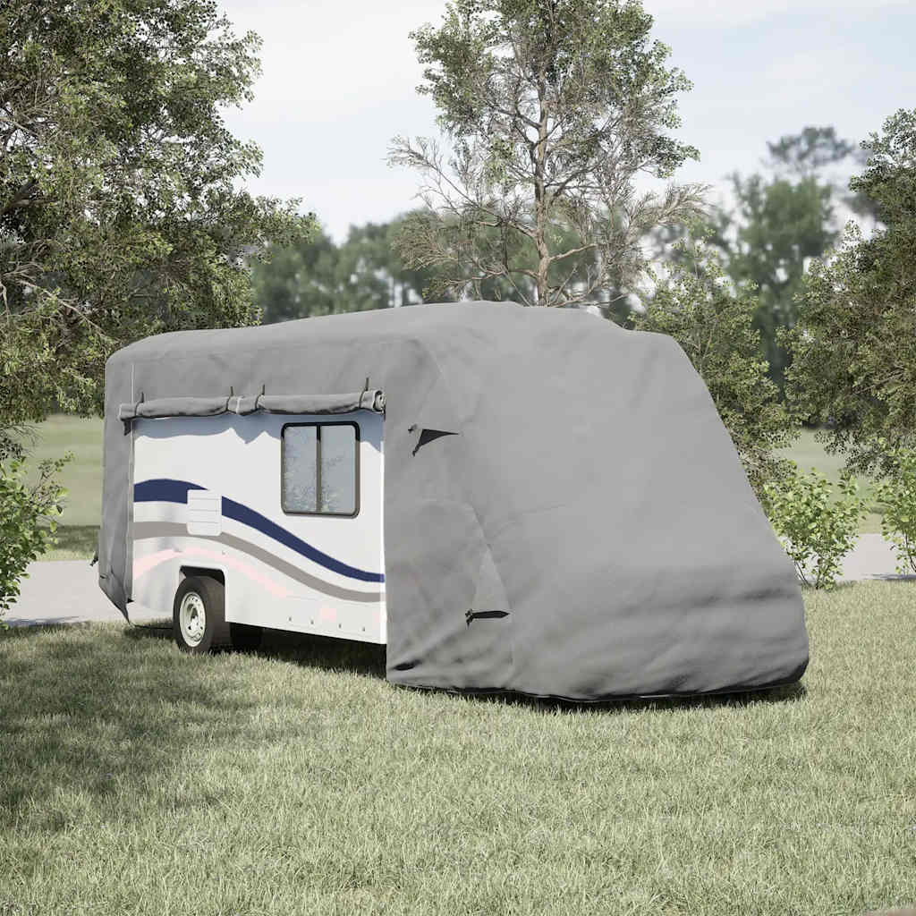 Navlake za kamper sive 730x235x275 cm netkana tkanina