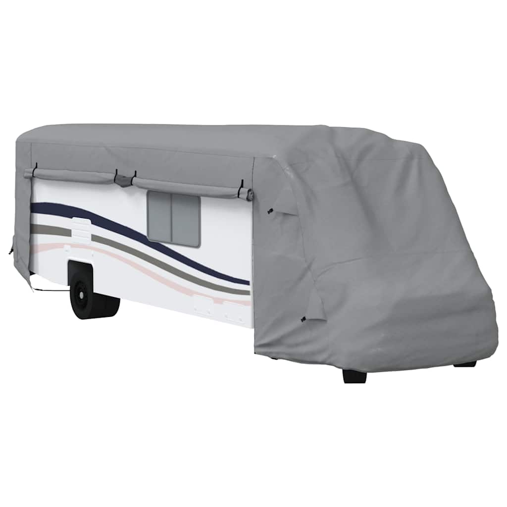 Navlake za kamper sive 870x235x275 cm netkana tkanina