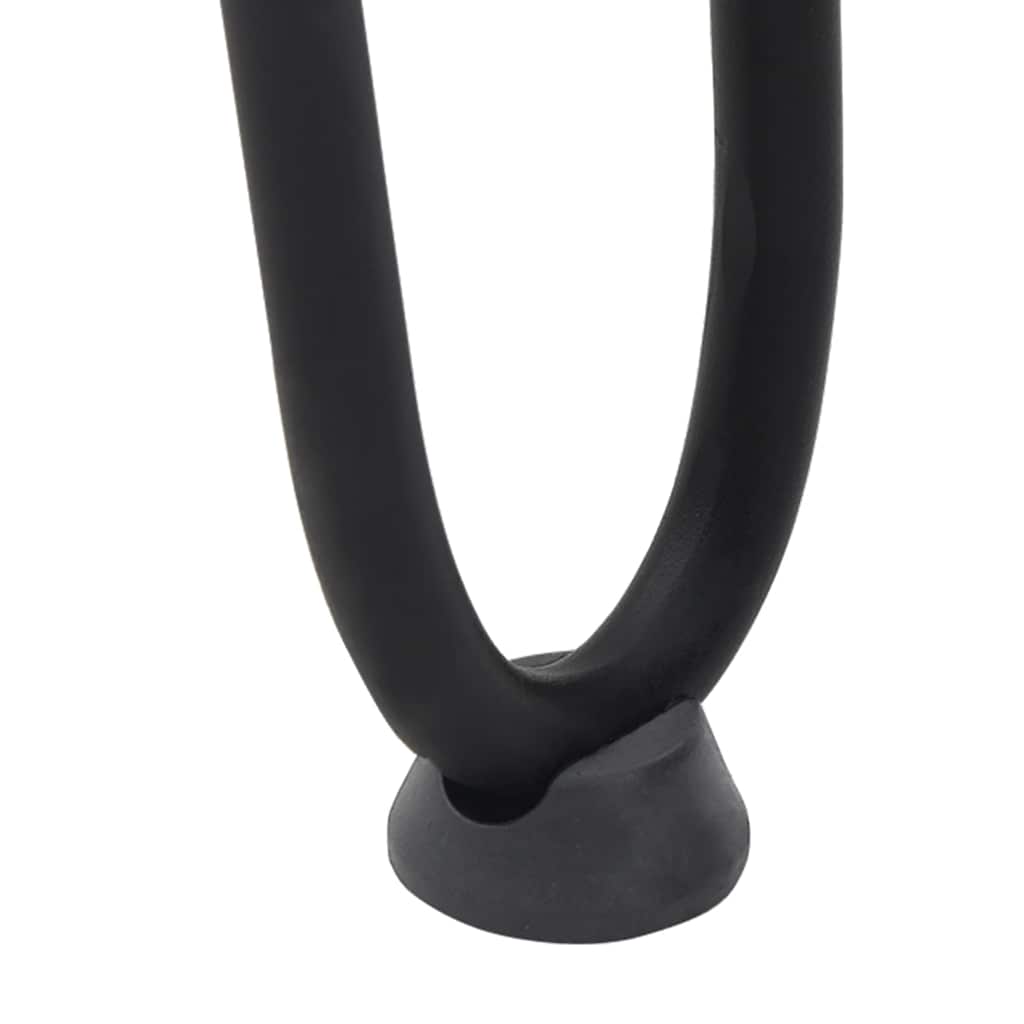 Noge s ukosnicama za stolić za kavu 4 kom. Crne 30 cm Puni čelik