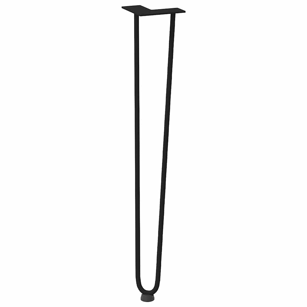 ukosne noge za konzolne stoliće za konzolni stolić od 4 kom. Crne 72 cm Puni čelik