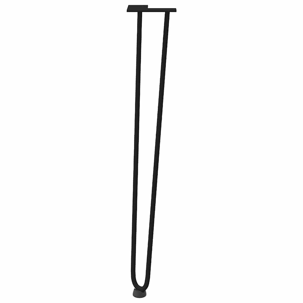 ukosne noge za konzolne stoliće za konzolni stolić od 4 kom. Crne 72 cm Puni čelik