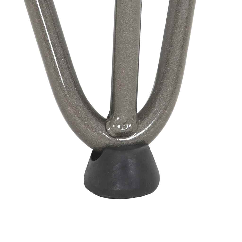 Noge s ukosnicama za stolić za kavu 4 kom. Prirodni čelik 20 cm Puni čelik