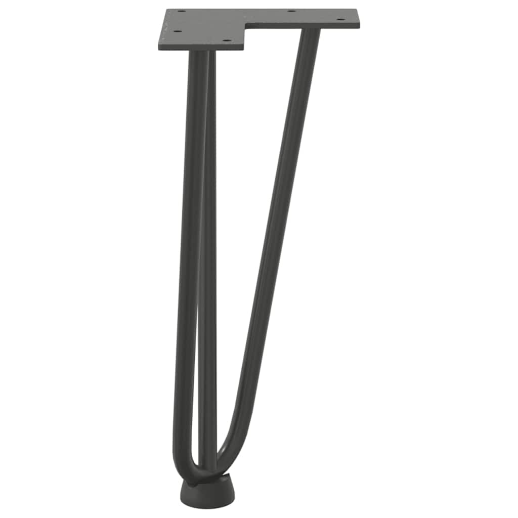 Noge s ukosnicama za stolić za kavu 4 kom. antracit 30 cm puni čelik