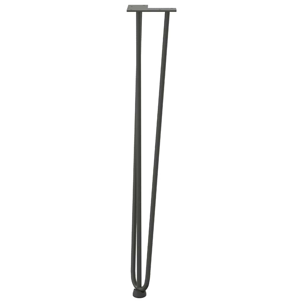ukosne noge za konzolne stoliće za konzolni stolić 4 kom. antracit 72 cm puni čelik