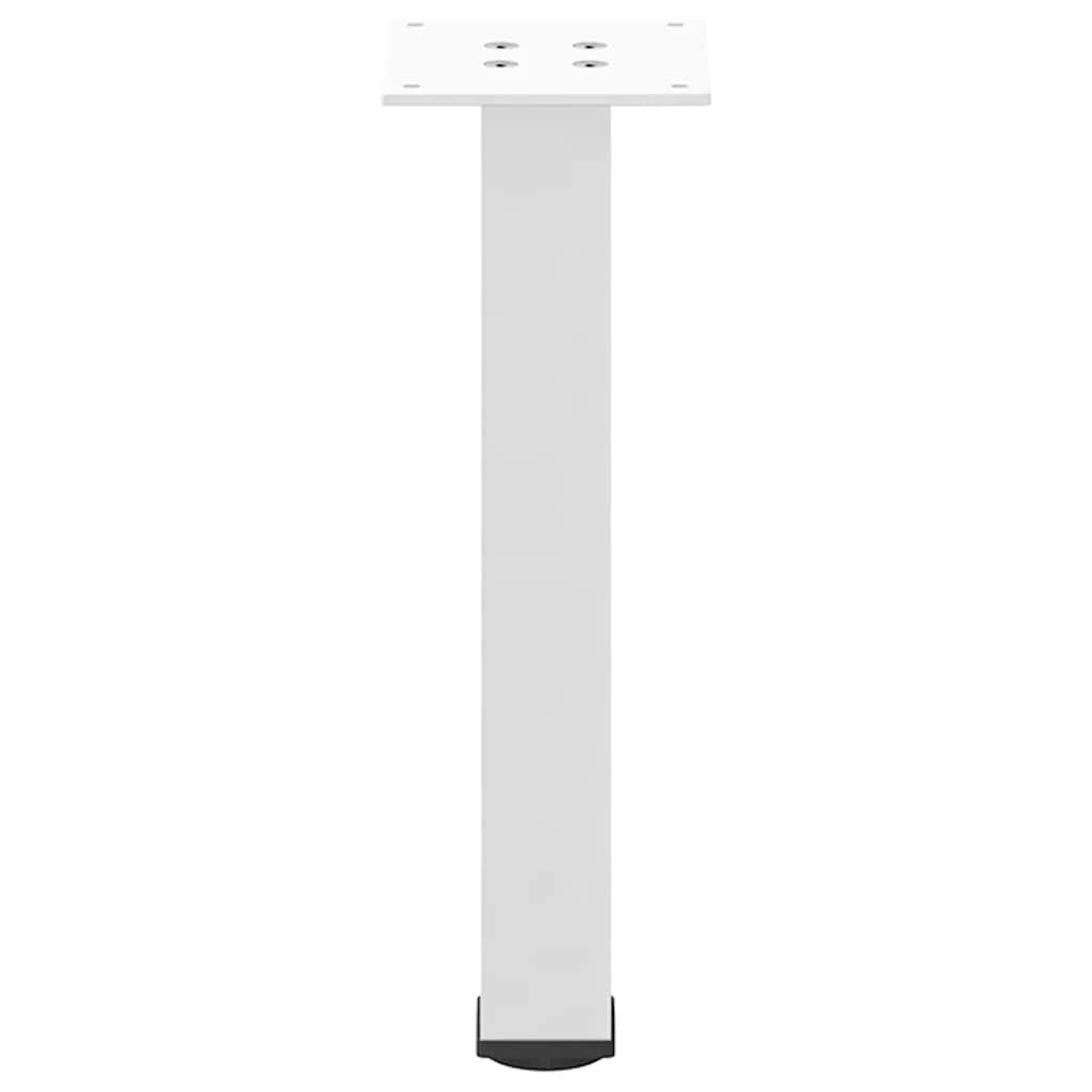 Noge za klub stolić 4 kom Bijele 30-32 cm Čelik