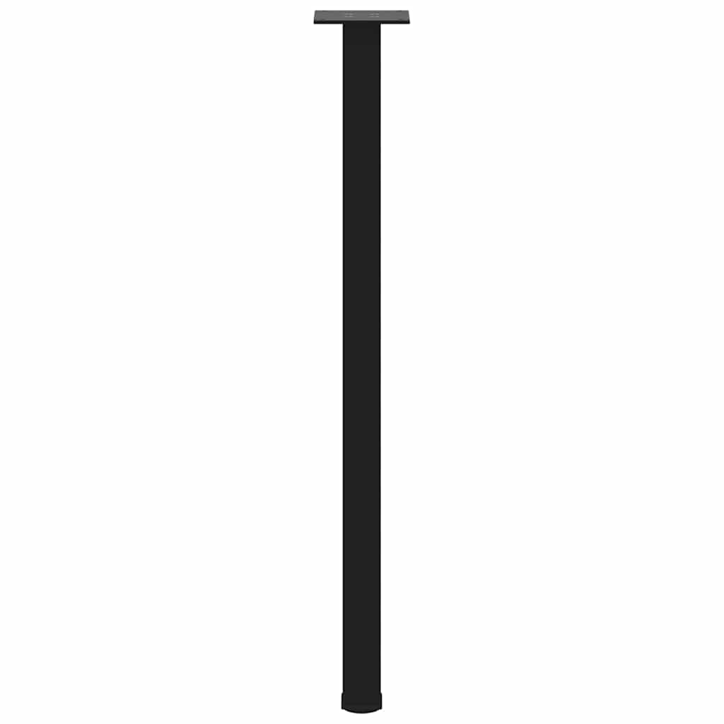 Noge za konzolni stol 4 kom Crne 72-74 cm Čelične