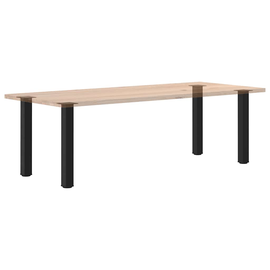 Noge za konzolni stol 4 kom Crne 72-74 cm Čelične