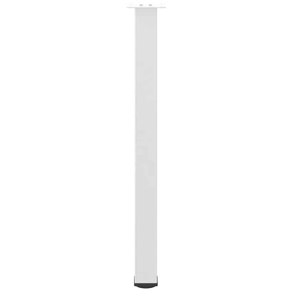 Noge za barski stol 4 kom Bijele 100-102 cm Čelik