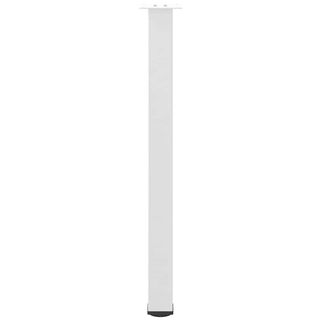 Noge za barski stol 4 kom Bijele 100-102 cm Čelik