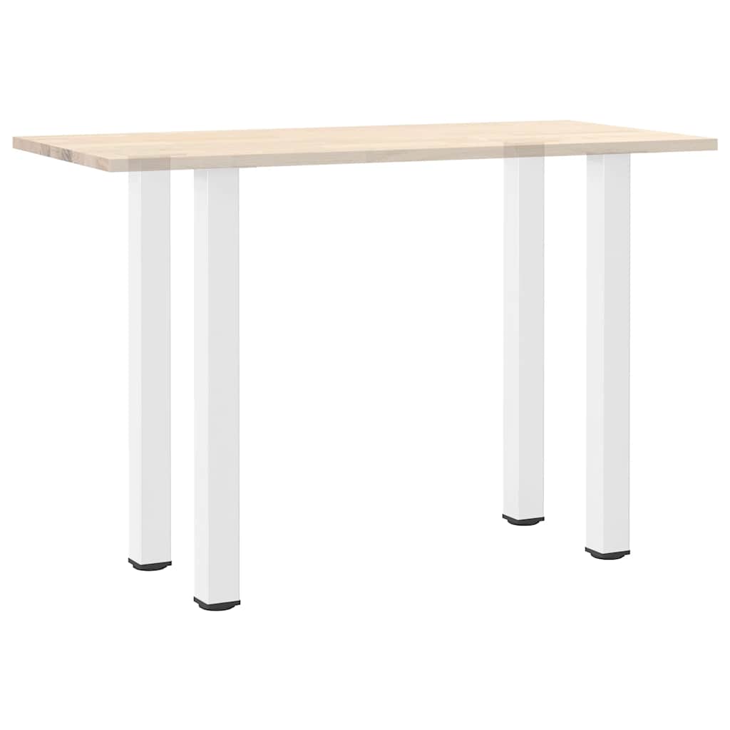 Noge za barski stol 4 kom Bijele 100-102 cm Čelik
