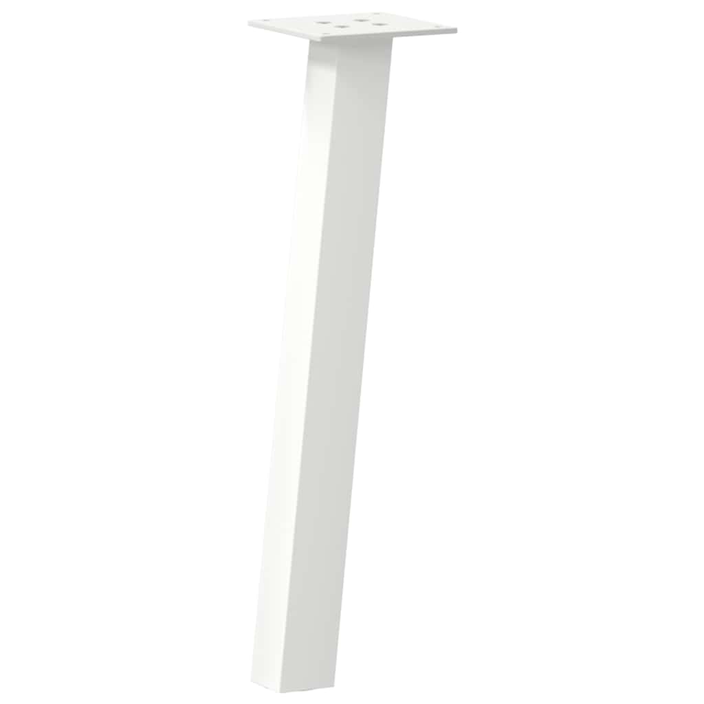 Noge za klub stolić 4 kom Bijele 30 cm Čelik