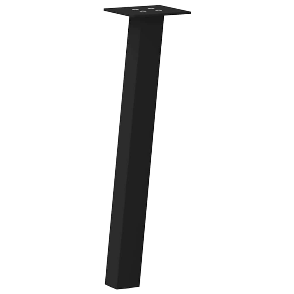 Noge za klub stolić 4 kom. Crne 42 cm Čelik
