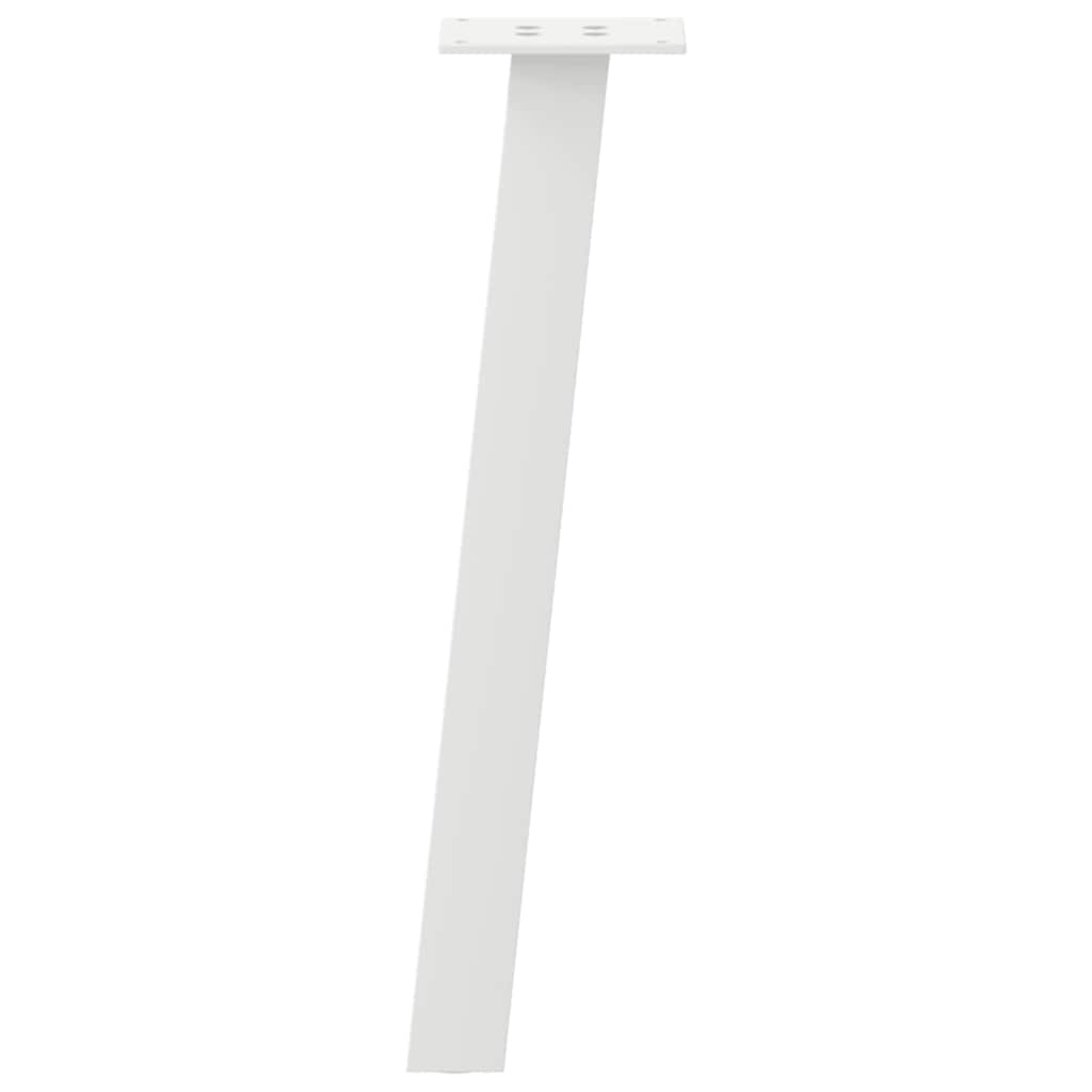 Noge za klub stolić 4 kom Bijele 42 cm Čelik