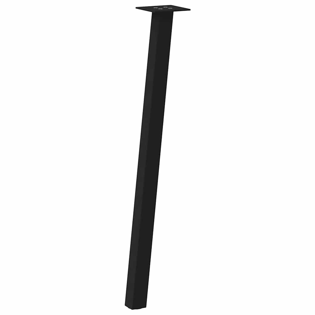 Noge za konzolni stol 4 kom Crne 72 cm Čelične