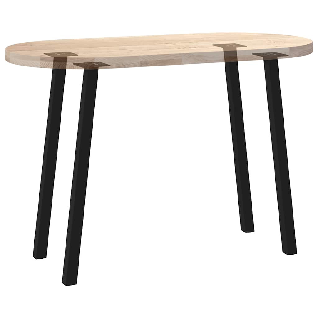 Noge za konzolni stol 4 kom Crne 72 cm Čelične