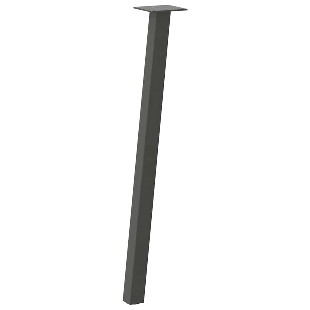 Noge za konzolni stol 4 kom. antracit 72 cm čelik