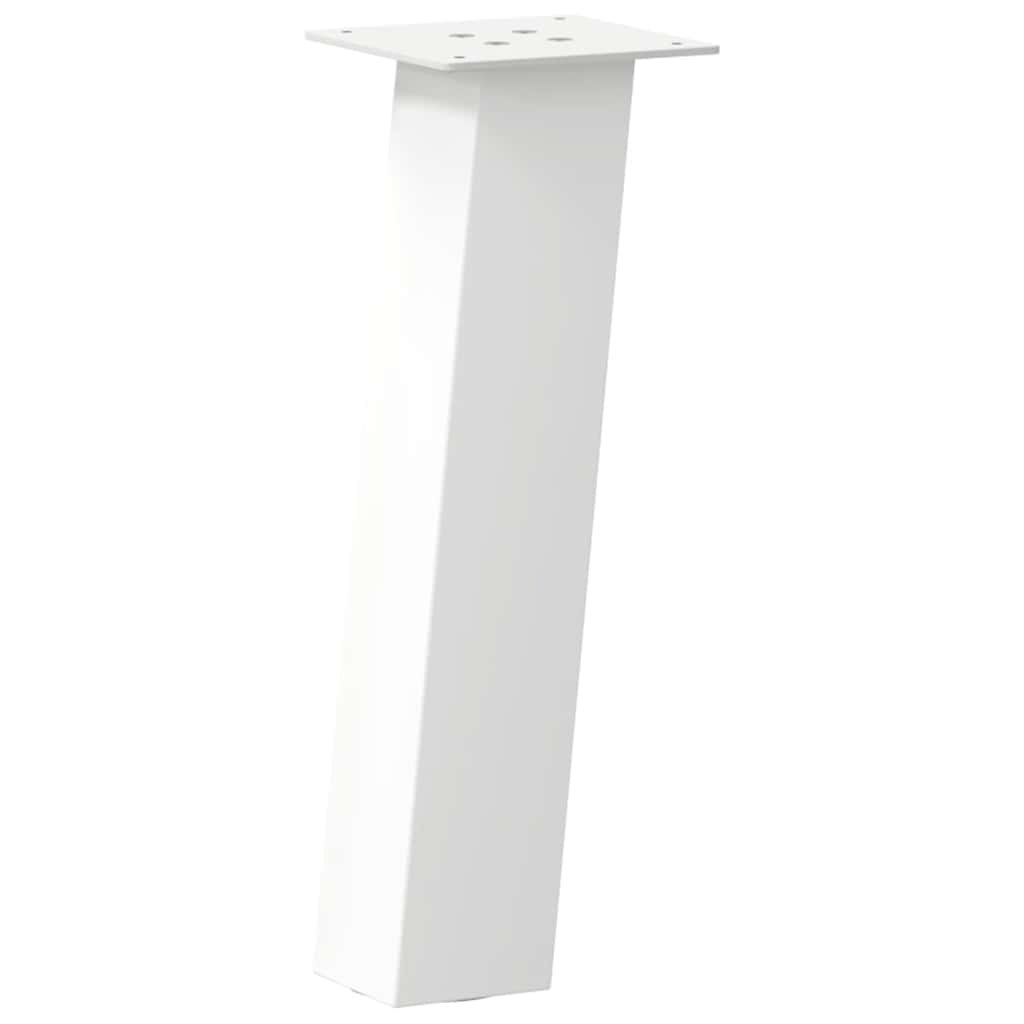 Noge za klub stolić 4 kom Bijele 42 cm Čelik