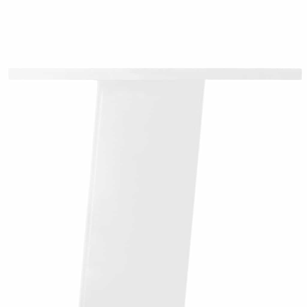 Noge za klub stolić 4 kom Bijele 42 cm Čelik