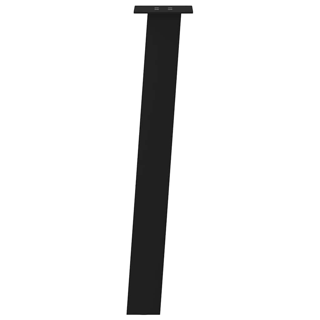 Noge za konzolni stol 4 kom Crne 72 cm Čelične