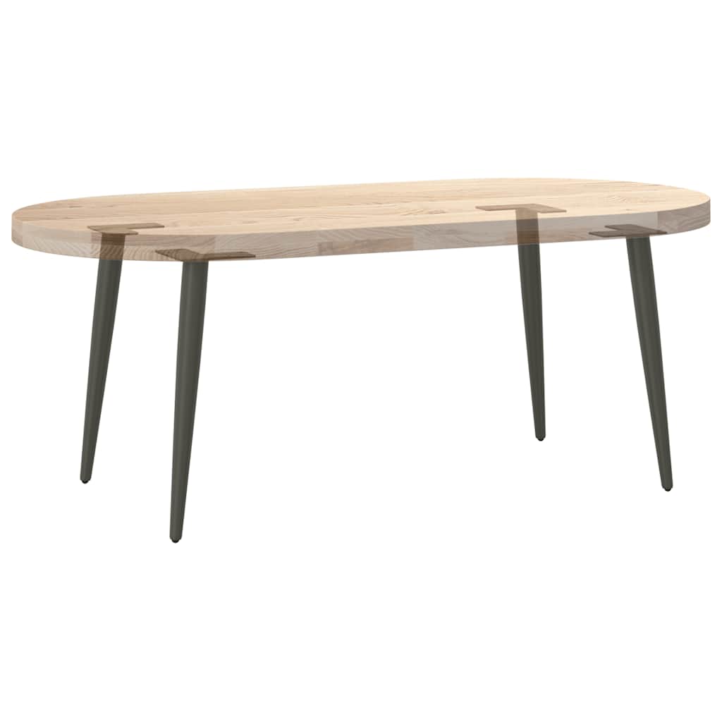 Noge za klub stolić konusnog oblika 4 kom antracit 42-43 cm čelik